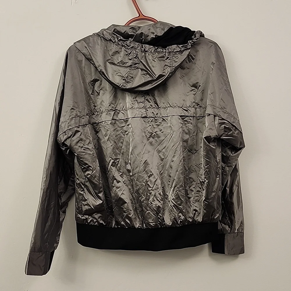 NWT Zyia active silver galaxy full zip hooded jacket size S - Picture 4 of 8